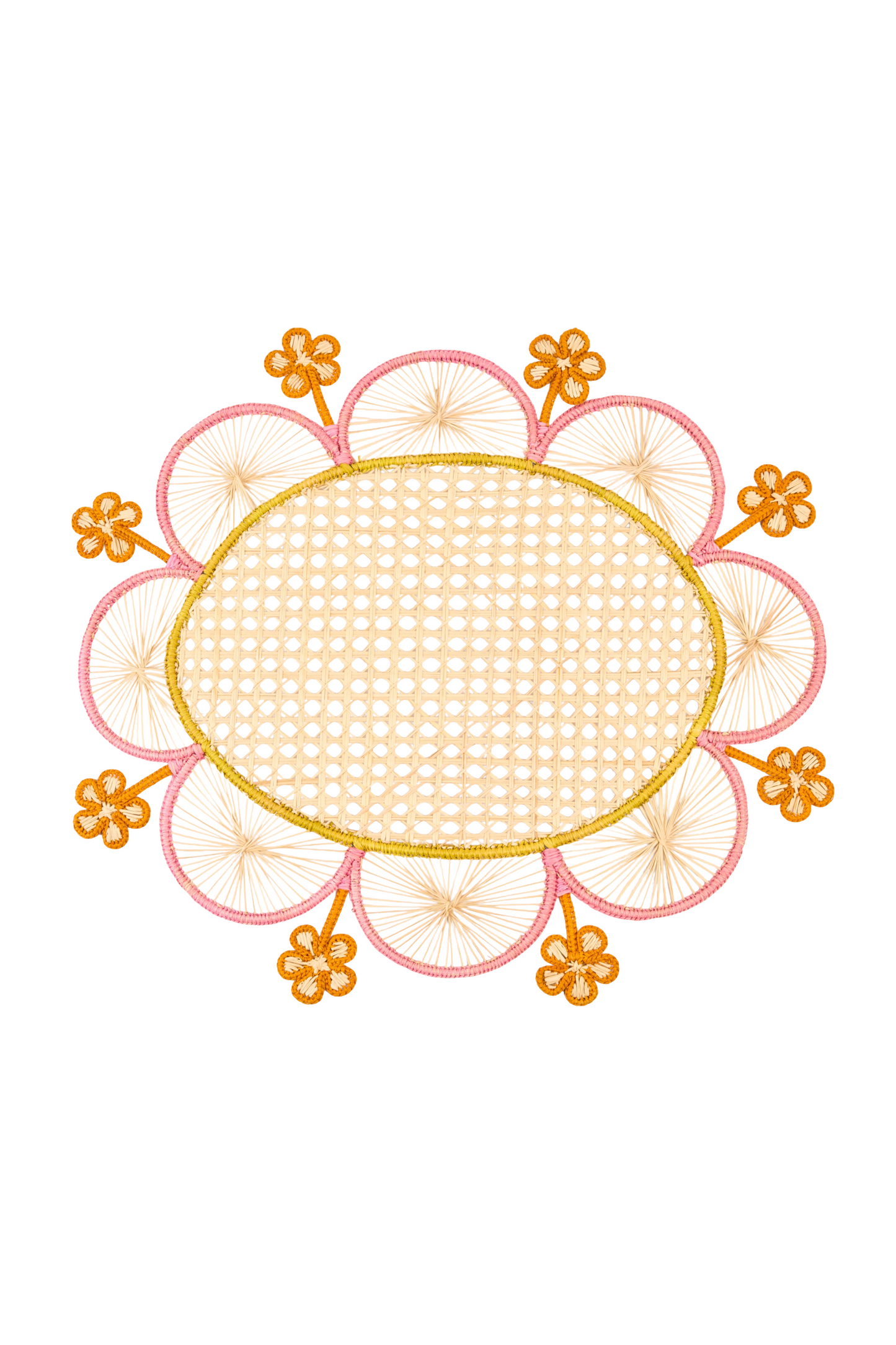 Placemat - Oval Flowers