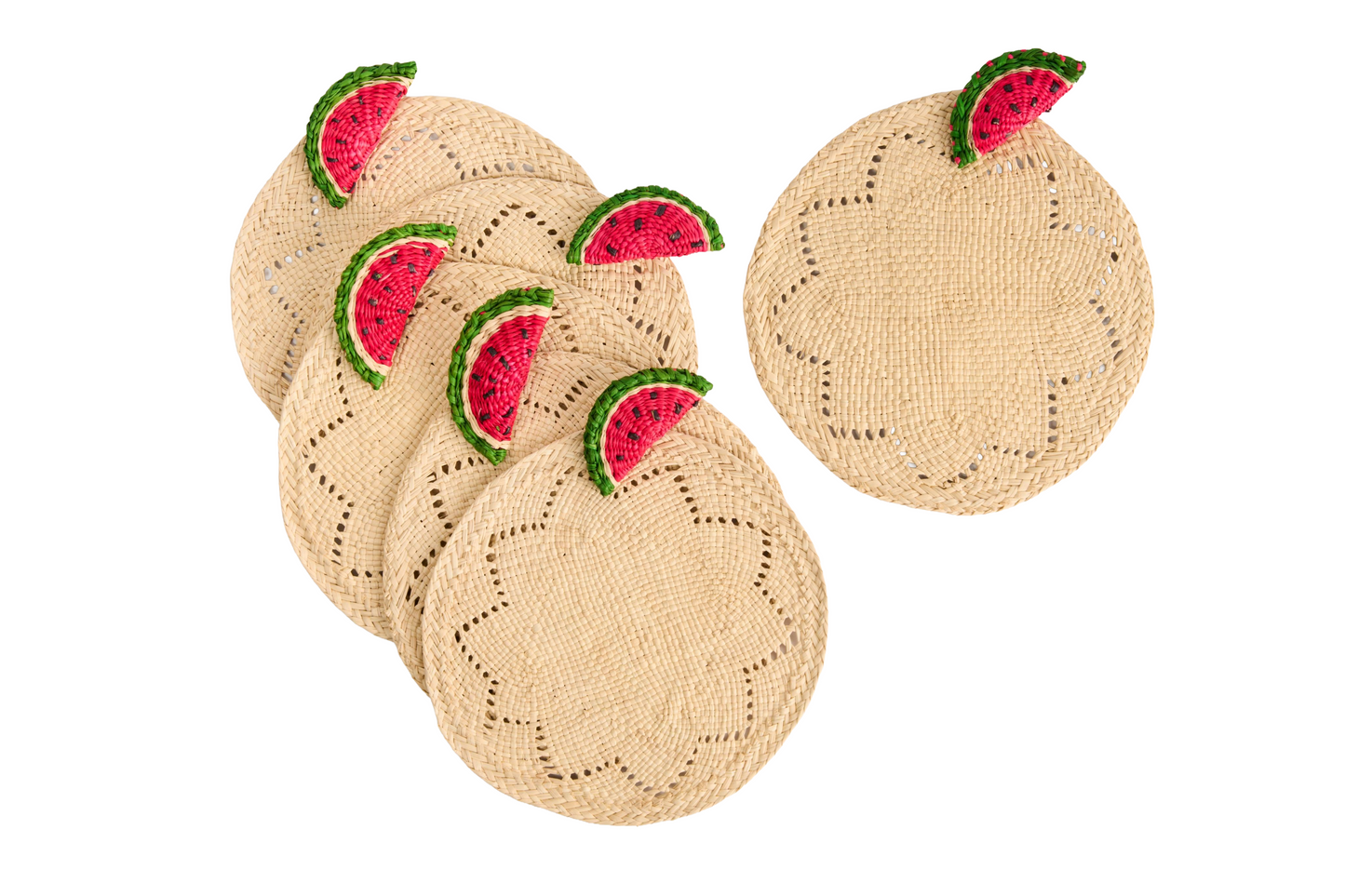 Natural Watermelon Coasters