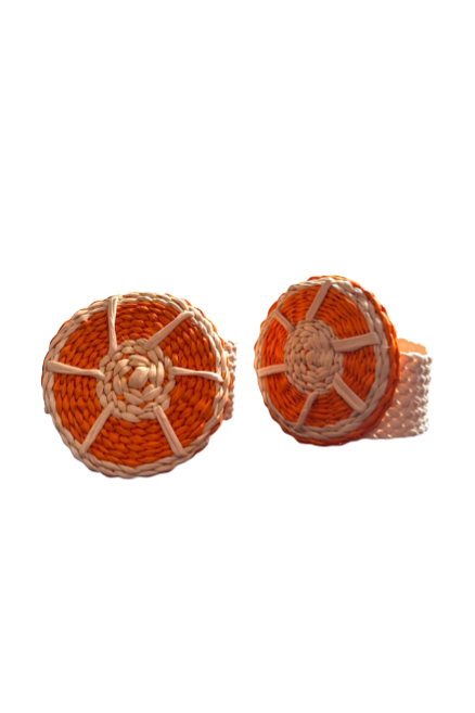 Napkin rings- Citrus orange
