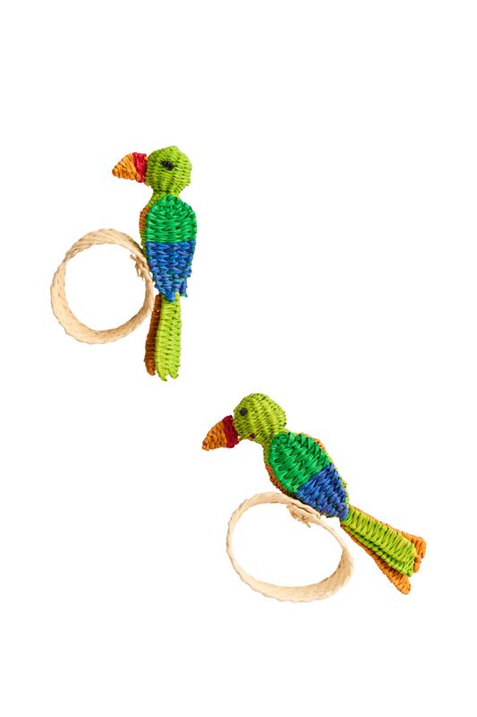 Napkin Ring -Parrot Woven Napkin Holder-