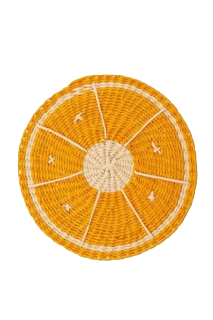 Orange Slice Coasters  Set X6